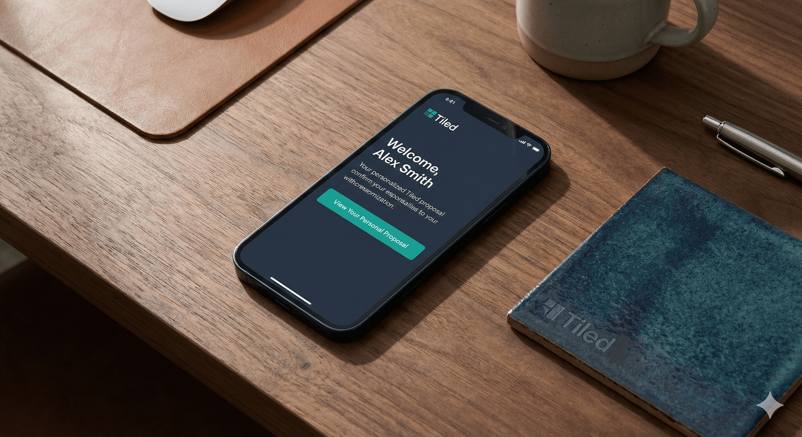 Demo showing prospect's perspective